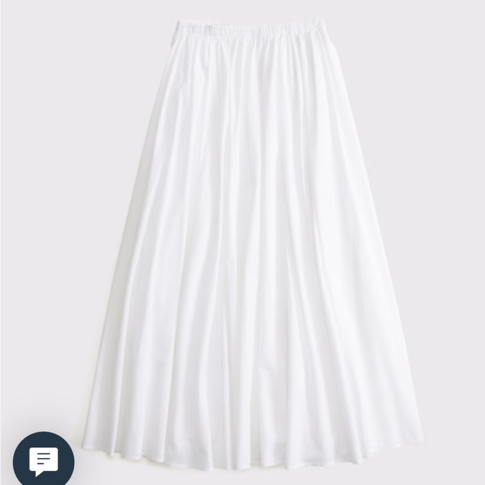 Mid rise maxi skirt